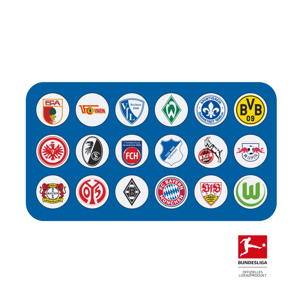 Bundesliga Clublogos Funny Snaps zum Wechseln